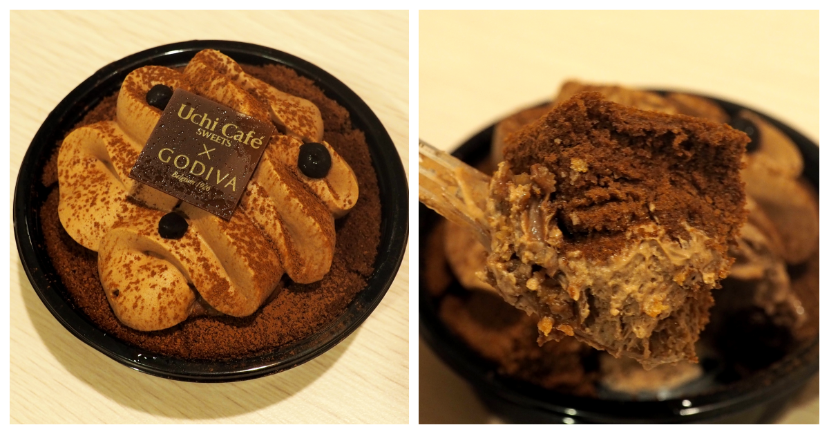 日本超商美食 Lawson Uchi Café×GODIVA 巧克力蛋糕卷x生巧克力大福