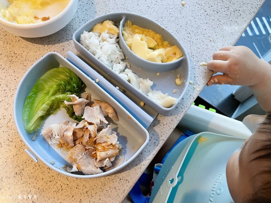 Ｍiniware寶寶學習餐具為可拆托式吸盤方便爸媽們使用